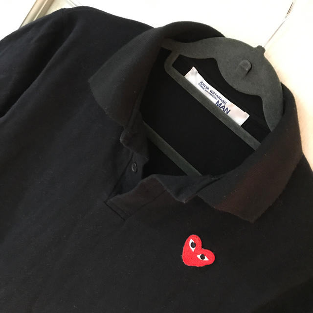 COMME des GARCONS(コムデギャルソン)のジュンヤワタナベCOMME des GARCONS ギャルソンハート ポロシャツ メンズのトップス(ポロシャツ)の商品写真