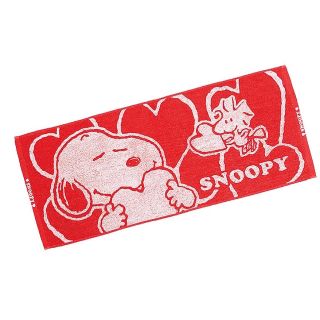 ピーナッツ(PEANUTS)のスヌーピー LAWSON限定☆ふんわりタオル(キャラクターグッズ)