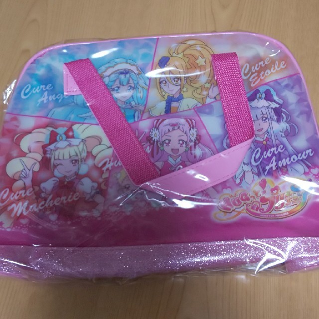 プリキュアのビニールバッグ エンタメ/ホビーのおもちゃ/ぬいぐるみ(キャラクターグッズ)の商品写真