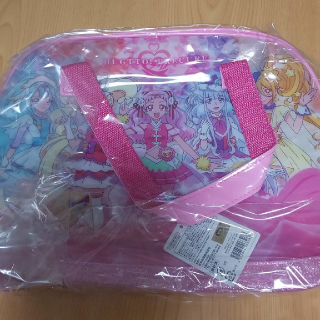 プリキュアのビニールバッグ エンタメ/ホビーのおもちゃ/ぬいぐるみ(キャラクターグッズ)の商品写真