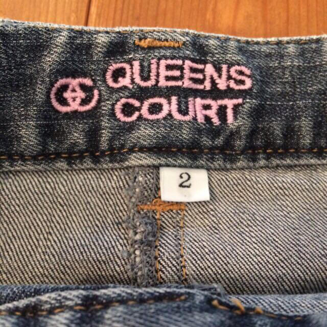 QUEENS COURT(クイーンズコート)のクイーンズコート デニム レディースのスカート(ひざ丈スカート)の商品写真