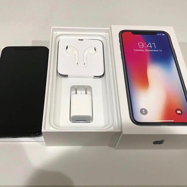 格安販売の iPhone - iPhone X Space Gray 64 GB docomo 美品