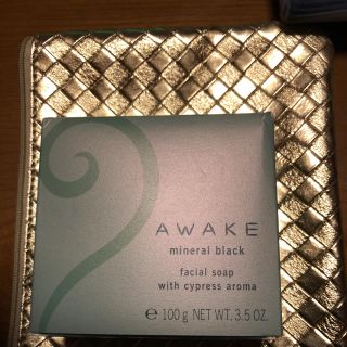 アウェイク(AWAKE)のアウェイク 新品未開封 ミネラルブラック(洗顔料)