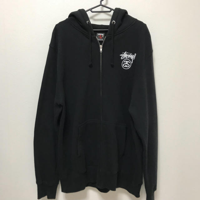 ステューシー WORLD TOUR ZIP HOODIE♪パーカー/ジップ/L