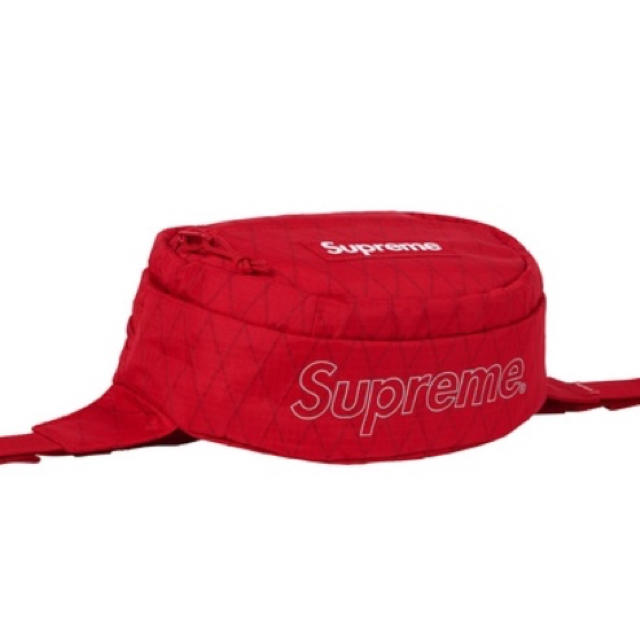 18FW Supreme Waist Bag Red レッド 赤