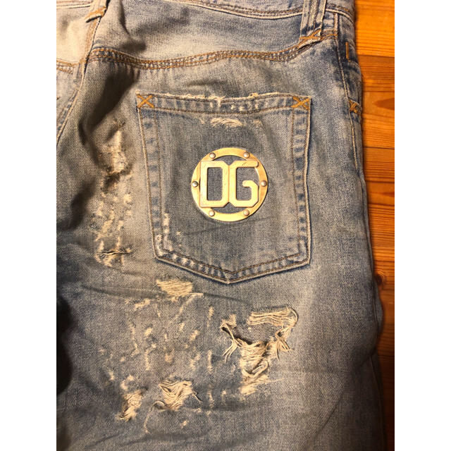 DOLCE&GABBANA(ドルチェアンドガッバーナ)のDOLCE&GABBANA denim jeans ロゴプレート メンズのパンツ(デニム/ジーンズ)の商品写真