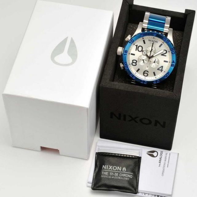 NIXON(ニクソン)の新品★NIXON★A083BLUE＆SILVER★ブルー&シルバー メンズの時計(腕時計(アナログ))の商品写真