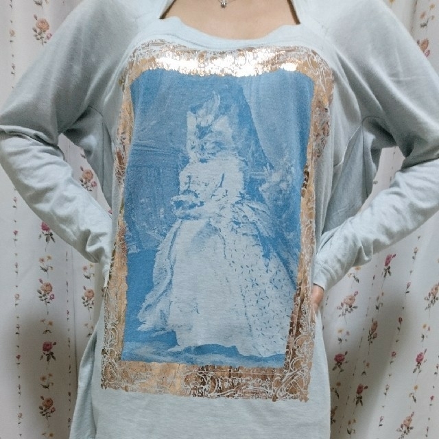 Vivienne Westwood(ヴィヴィアンウエストウッド)のVivienne Westwood 額縁 長袖 美品 レディースのトップス(Tシャツ(長袖/七分))の商品写真