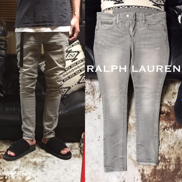 Ralph Lauren(ラルフローレン)の美品《★ RALPH LAUREN ★》ストレッチヴィンテージ加工スキニー  メンズのパンツ(デニム/ジーンズ)の商品写真