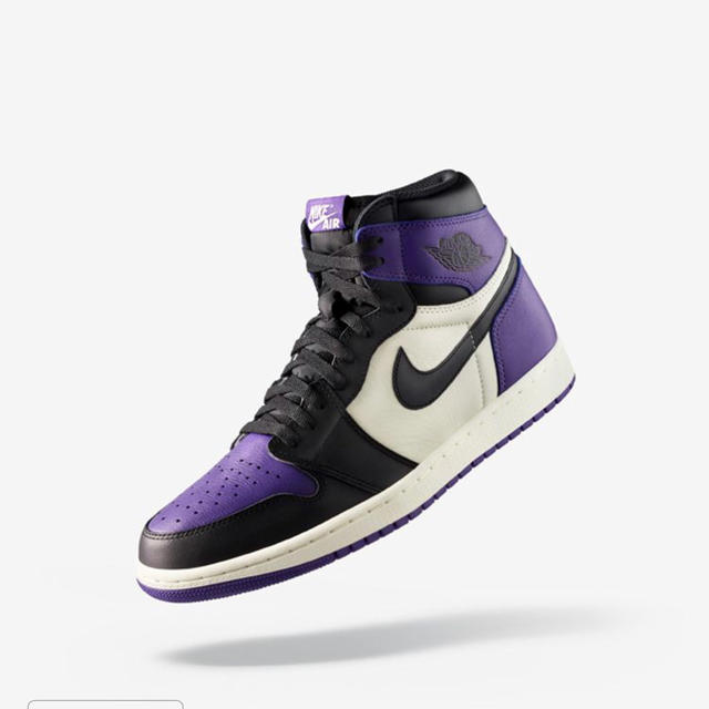 靴/シューズair jordan 1 purple