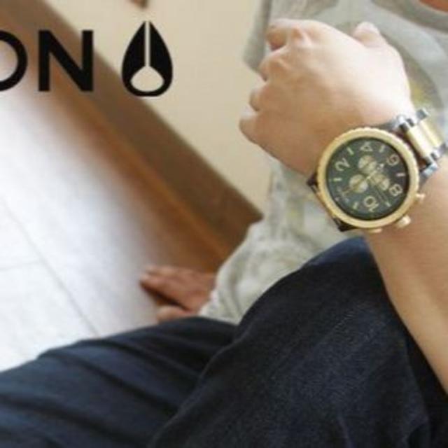 NIXON(ニクソン)のNIXONニクソン　A083-595 GUNMETAL/GOLD メンズの時計(腕時計(アナログ))の商品写真