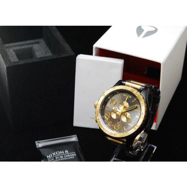 NIXON(ニクソン)のNIXONニクソン　A083-595 GUNMETAL/GOLD メンズの時計(腕時計(アナログ))の商品写真