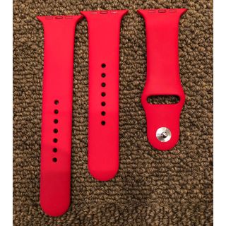 アップルウォッチ(Apple Watch)の44mmケース用(PRODUCT)REDスポーツバンド - S/M & M/L (ラバーベルト)