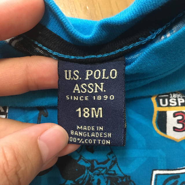 POLO RALPH LAUREN(ポロラルフローレン)のラルフローレン 80センチ 上下セット キッズ/ベビー/マタニティのベビー服(~85cm)(Ｔシャツ)の商品写真