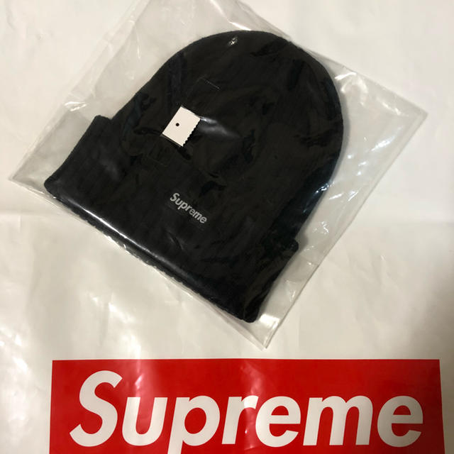 18ss supreme overdyed ribbed beanie ビーニー