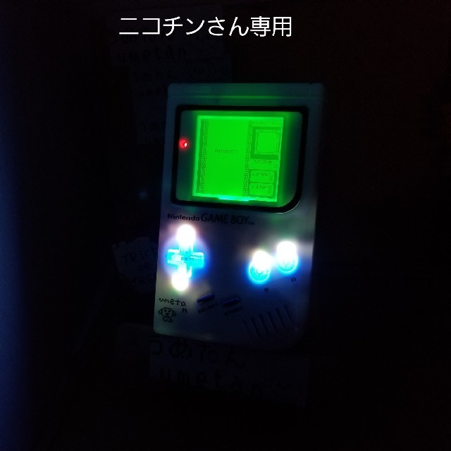 ゲームボーイ(ゲームボーイ)のフルカスタムゲームボーイ 7色切り替え エンタメ/ホビーのゲームソフト/ゲーム機本体(携帯用ゲーム機本体)の商品写真