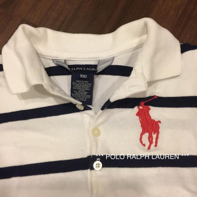 POLO RALPH LAUREN(ポロラルフローレン)の★ POLO RALPH LAUREN ビッグポニー ワンピース 100 ★  キッズ/ベビー/マタニティのキッズ服女の子用(90cm~)(ワンピース)の商品写真