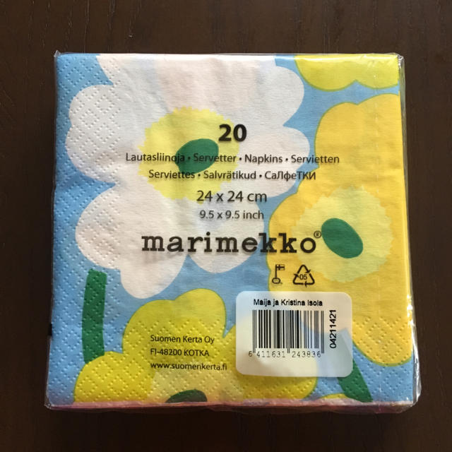 marimekko(マリメッコ)のマリメッコナフキン インテリア/住まい/日用品のキッチン/食器(弁当用品)の商品写真