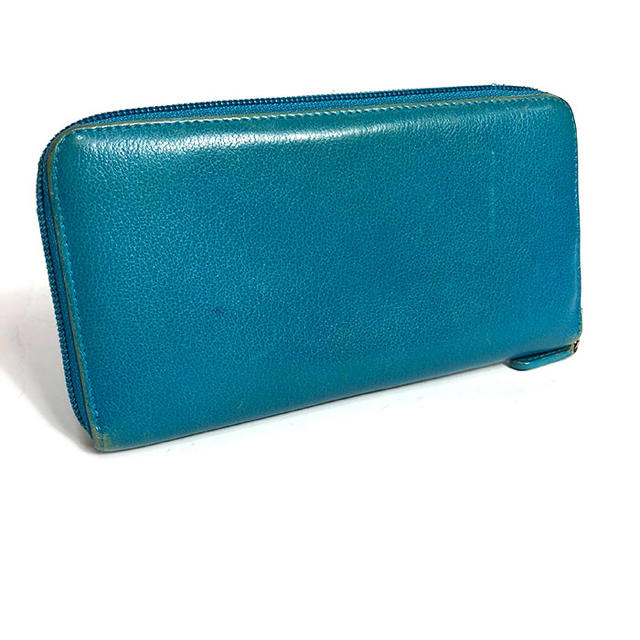 CHANEL(シャネル)のシャネル 長財布 レザー  ブルー  レディースのファッション小物(財布)の商品写真