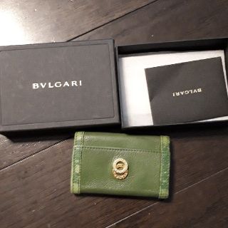 ブルガリ(BVLGARI)のブルガリ　緑キーケース(キーケース)