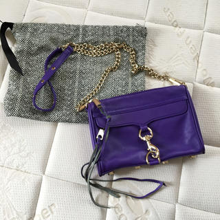 レベッカミンコフ(Rebecca Minkoff)のREBECCA MINKOFF パープル ショルダーバッグ(ショルダーバッグ)