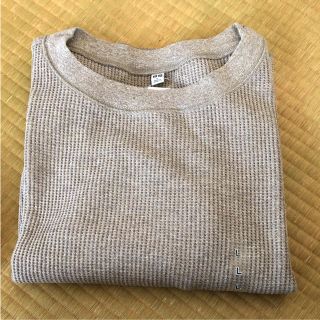 ユニクロ(UNIQLO)のユニクロワッフルクルーネックT(Tシャツ(長袖/七分))