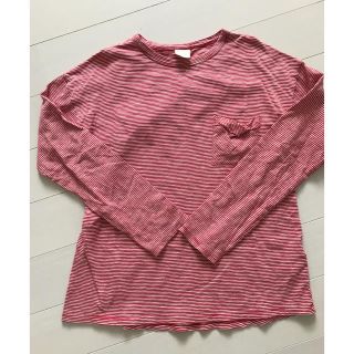 ザラキッズ(ZARA KIDS)のZARAGIRL　ロングtシャツ ボーダー　140(Tシャツ/カットソー)