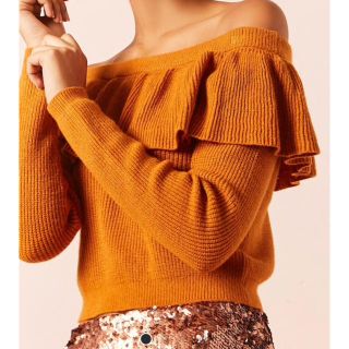 フォーエバートゥエンティーワン(FOREVER 21)の新品 forever21 オフショル ニット(ニット/セーター)