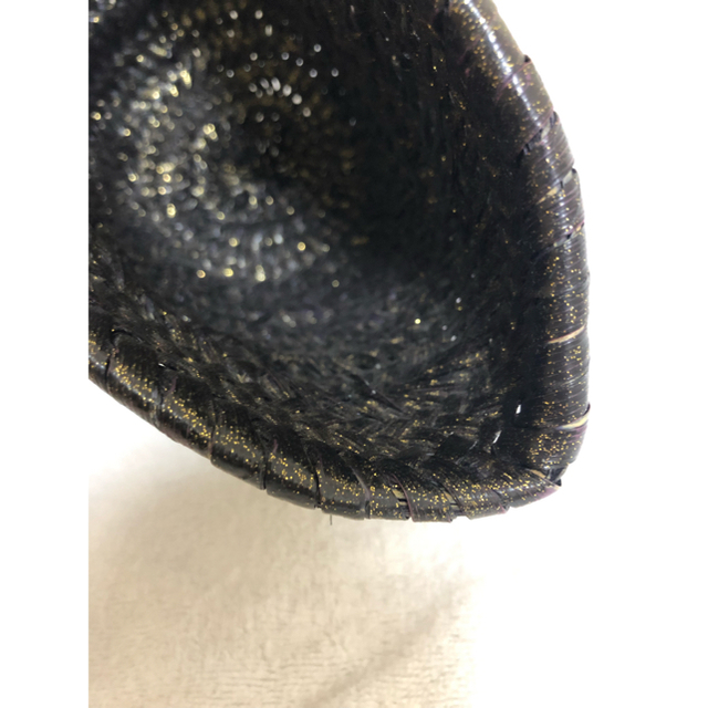 UNITED ARROWS(ユナイテッドアローズ)のユナイテッドアローズ カゴバッグ 黒 レディースのバッグ(かごバッグ/ストローバッグ)の商品写真