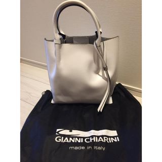 ドゥーズィエムクラス(DEUXIEME CLASSE)のGIANNI CHIARINI ハンドバッグ ポーチ付(トートバッグ)