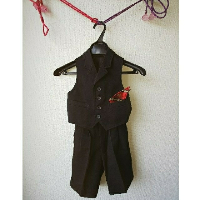 ベスト＆パンツセット キッズ/ベビー/マタニティのキッズ服男の子用(90cm~)(ドレス/フォーマル)の商品写真