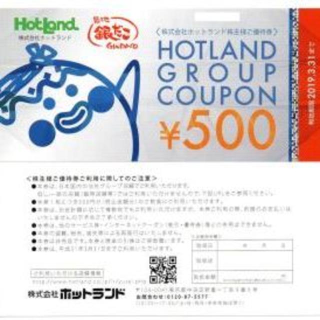 ホットランド 株主優待券 　１２０００円分のサムネイル