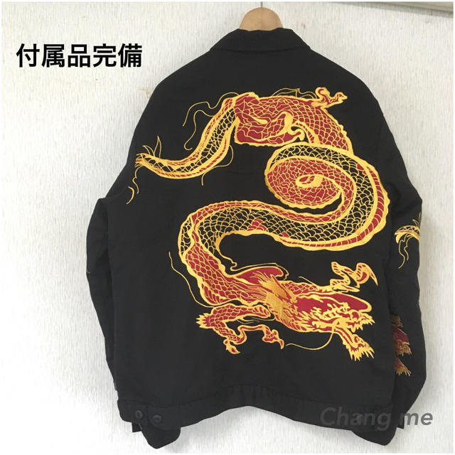 Supreme(シュプリーム)のL Supreme 18AW Dragon work Jacket 黒 新品 メンズのジャケット/アウター(ブルゾン)の商品写真