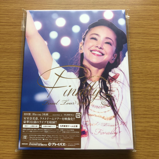 安室奈美恵 Finally 東京ドーム公演 ブルーレイ 初回限定版DVD/ブルーレイ