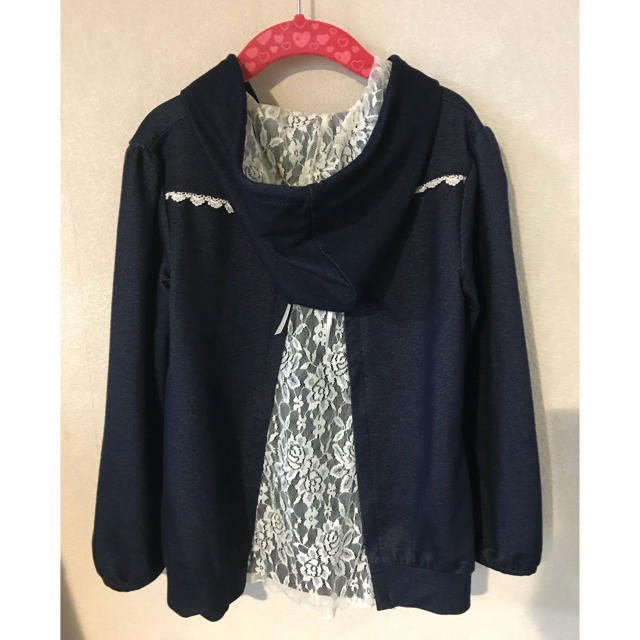 axes femme(アクシーズファム)のパーカー☆120cm☆ キッズ/ベビー/マタニティのキッズ服女の子用(90cm~)(ジャケット/上着)の商品写真