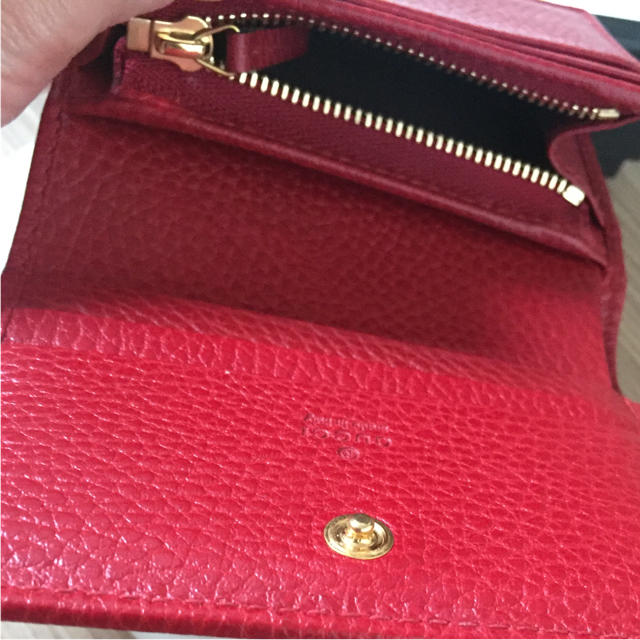 Gucci(グッチ)の【美品】グッチ プチマーモント ミニ財布 コンパクト財布 GGマーモント レディースのファッション小物(財布)の商品写真