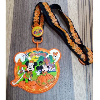 ディズニー(Disney)の【東京ディズニーリゾート】パスケース 2005年ハロウィン ミッキー ミニー(キャラクターグッズ)