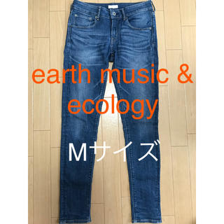 アースミュージックアンドエコロジー(earth music & ecology)の【値下げ】スキニー デニム Mサイズ(デニム/ジーンズ)