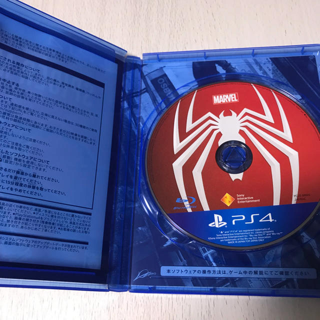 PlayStation4(プレイステーション4)の美品 送込 スパイダーマン PS4 エンタメ/ホビーのゲームソフト/ゲーム機本体(家庭用ゲームソフト)の商品写真