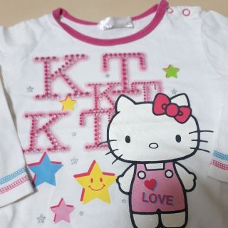 ハローキティ(ハローキティ)のハローキティ　カットソー　長袖
女の子　サイズ90　 キッズ　服(Tシャツ/カットソー)