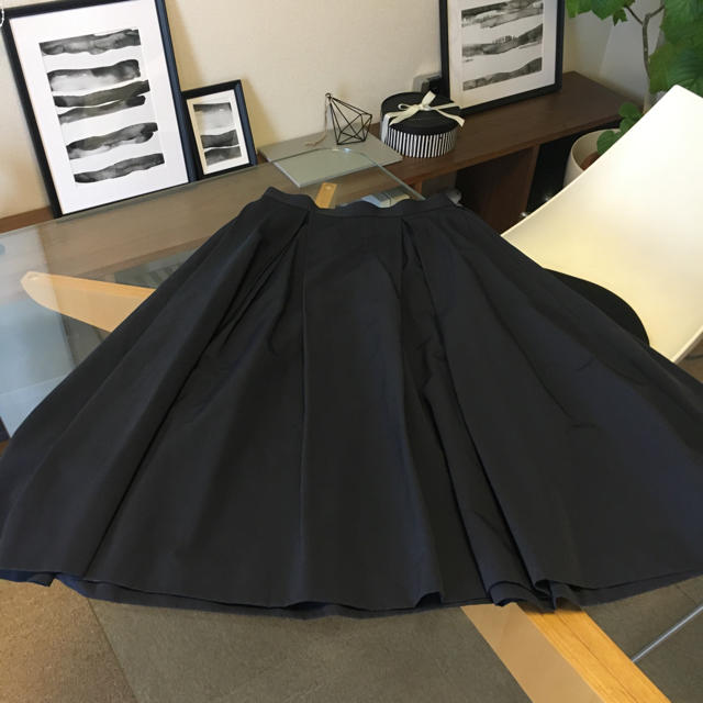 ENFOLD(エンフォルド)のエンフォルド ブロックフレアスカート レディースのスカート(ひざ丈スカート)の商品写真