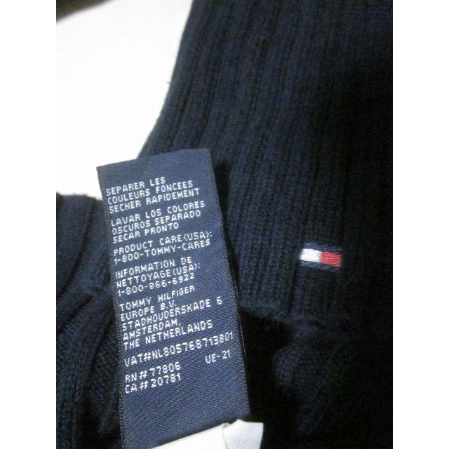 TOMMY HILFIGER(トミーヒルフィガー)のトミーヒルフィガー　リブ　コットンセーター　ニット　プルオーバー　TOMMY レディースのトップス(ニット/セーター)の商品写真