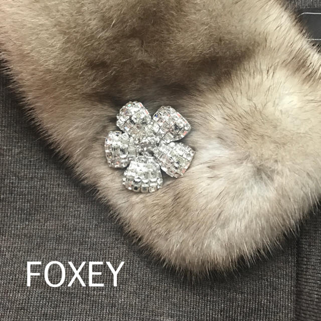 FOXEY お花ブローチ クリアータイプ | www.msacapital.com.br