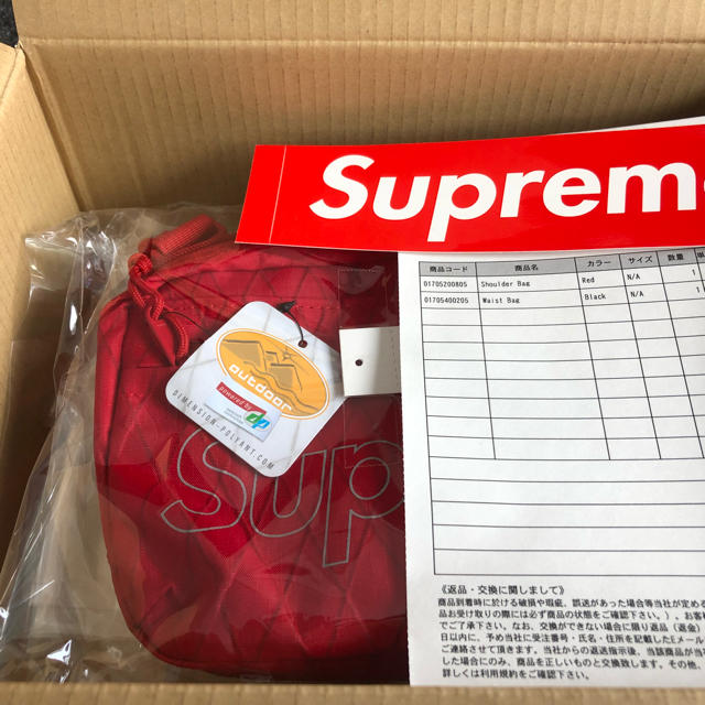 Supreme Shoulder Bag Red 18FW 赤 新品