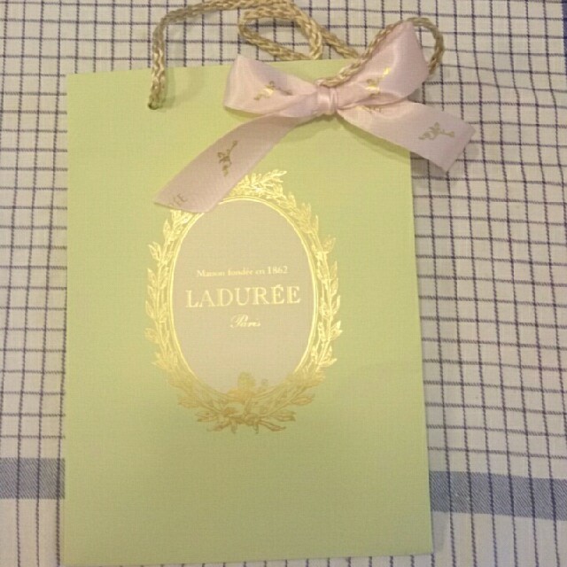 LADUREE(ラデュレ)のLADUREE ラデュレ ショッパー 袋 レディースのバッグ(ショップ袋)の商品写真