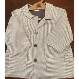 プチバトー(PETIT BATEAU)のプチバトー petit bateau ベビー baby ジャケット アウター 綿(ジャケット/コート)