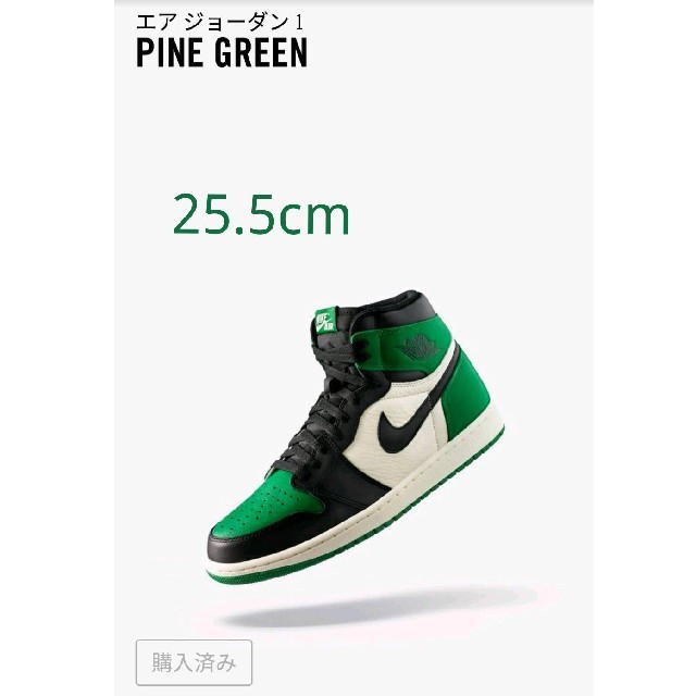 NIKE AIR JORDAN 1 PINE GREEN