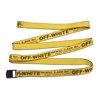 オフホワイト(OFF-WHITE)のOFF-WHITE オフホワイト MINI BELT イエローベルト (ベルト)