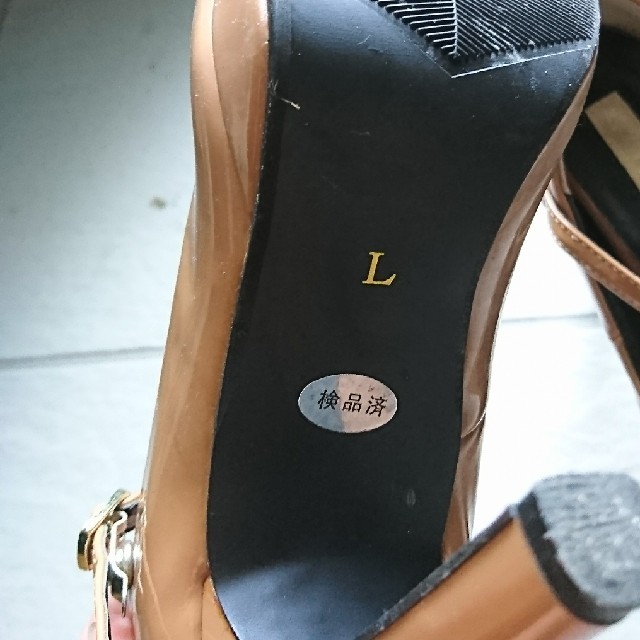 【新品】レディース パンプス👠Ｌサイズベージュ レディースの靴/シューズ(ハイヒール/パンプス)の商品写真