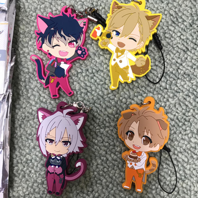 IDOLiSH7 ラバーストラップ4個セット エンタメ/ホビーのアニメグッズ(ストラップ)の商品写真